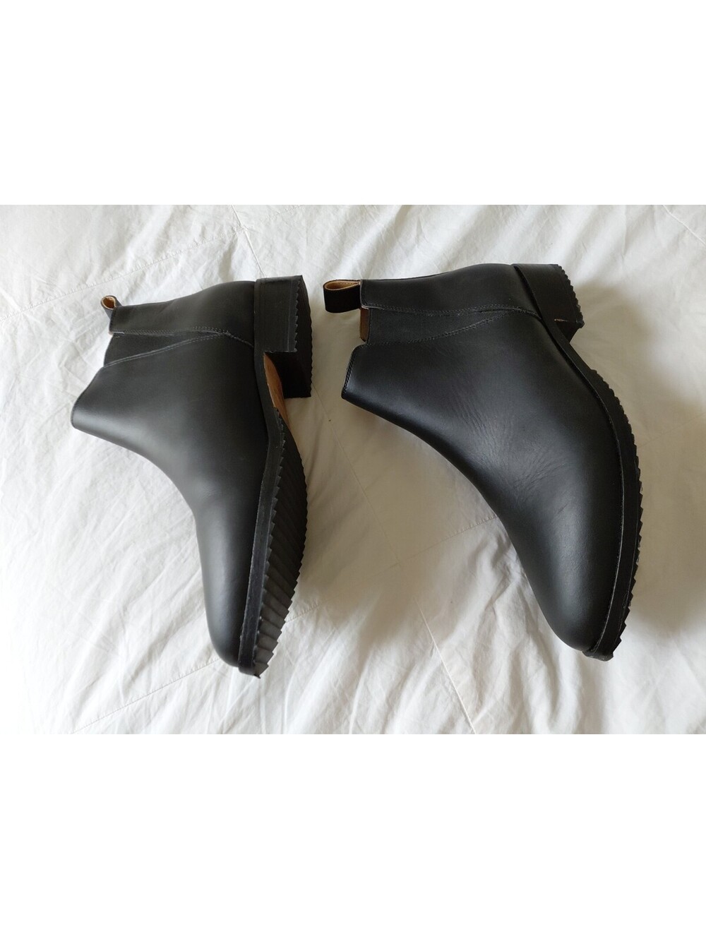Nisolo Women's Leather Chelsea Boots Classic Ankle Black Size 10 NWOB #751 - Picture 5 of 8